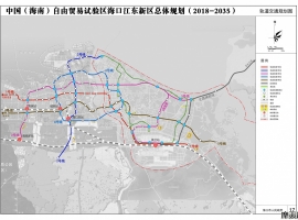 海口江东新区规划图过来看看