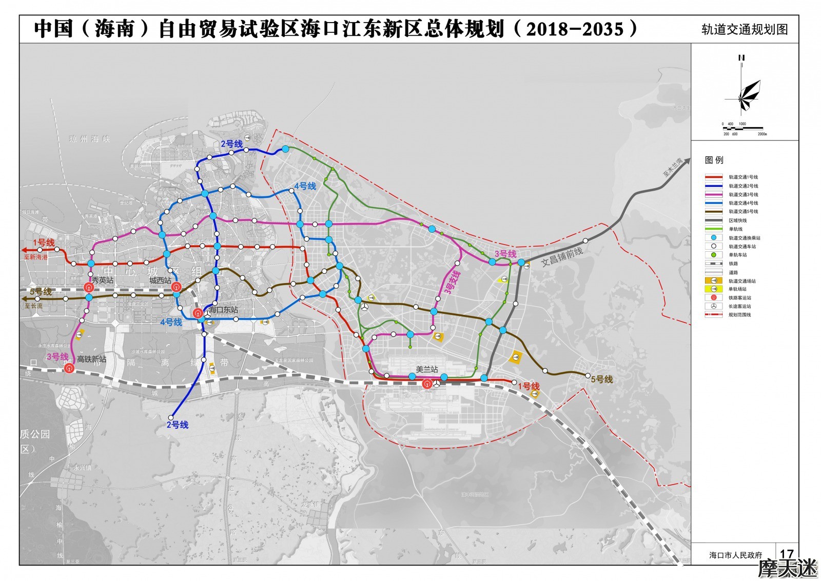 海口江东新区规划图过来看看