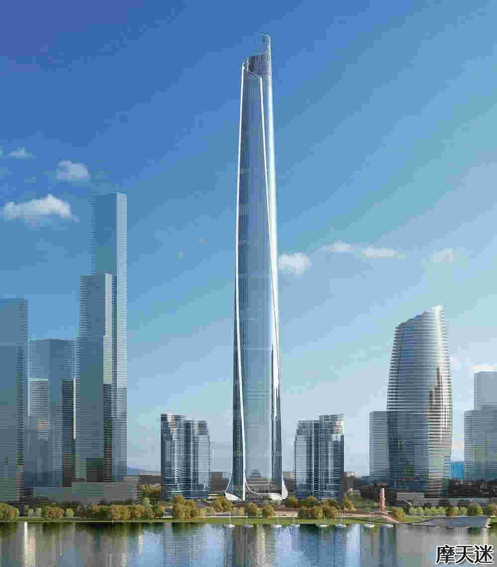 武汉周大福金融中心 | 475米 | 85层|  试桩中